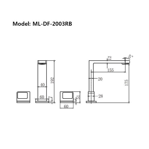 Vòi lavabo Demuhler DF-2003RB giá tốt